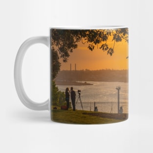 Sunset on Sydney Harbour, Observatory Hill Park, Sydney, NSW, Australia Mug